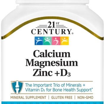 21st Century Cal Mag Zinc D Tablets 90 Tabs